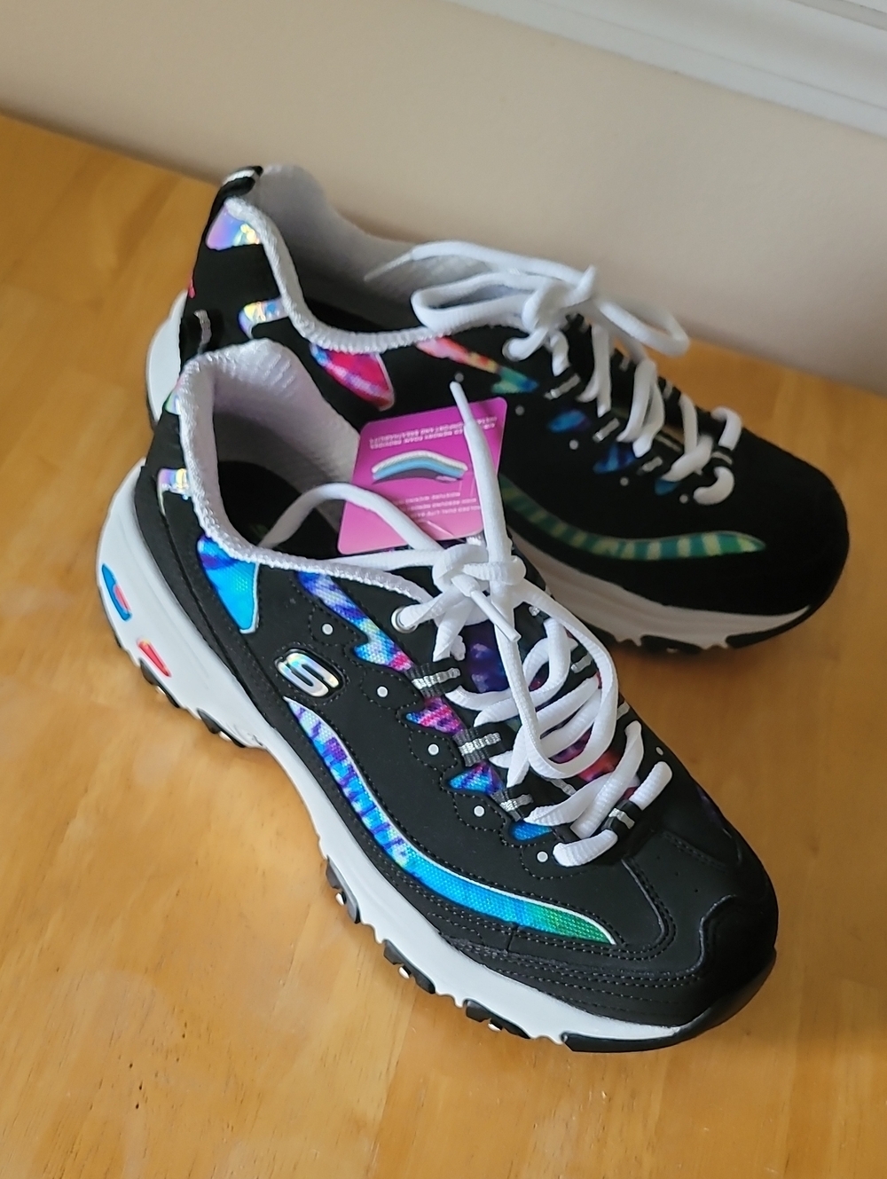 Skechers D'Lites Summer Fiesta Memory Foam Sneakers - Picture 6 of 11
